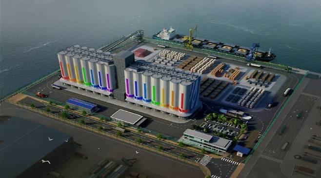부산항 신항 양곡부두 예상도 [해진공 제공]