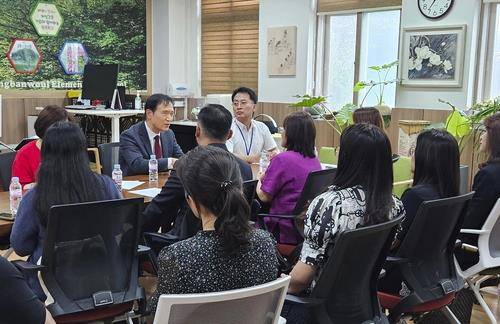 화성반월초 학부모들 만난 임태희 경기교육감 [경기도교육청 제공. 재판매 및 DB 금지]