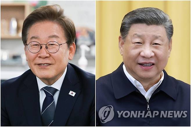 이재명 대통령(왼쪽)과 시진핑 중국 국가주석 [신화=연합뉴스·연합뉴스 자료사진. 재판매 및 DB 금지]