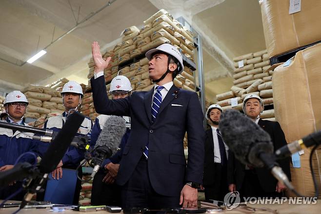 고이즈미 신지로 일본 농림수산상 [로이터 연합뉴스 자료사진. 재판매 및 DB 금지]