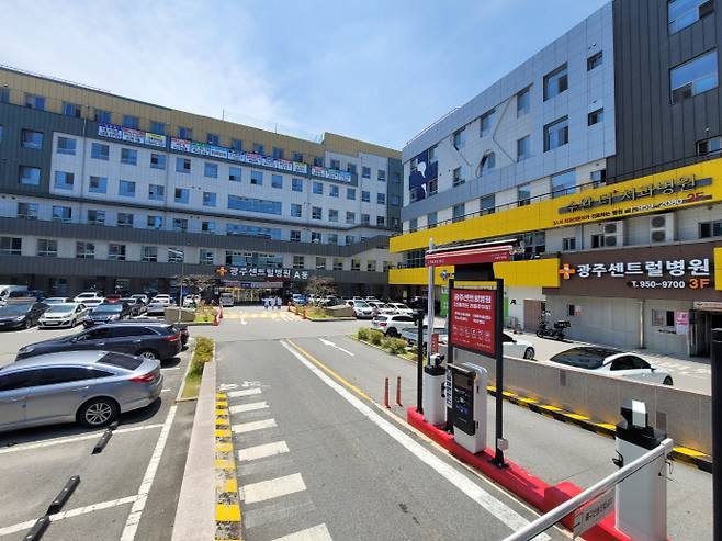 광주센트럴병원 청사 전경. /광주센트럴병원 제공