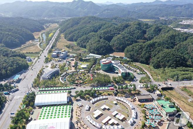 제천국제한방천연물산업엑스포장 전경.(제천시 제공, 재판매 및 DB금지) /뉴스1