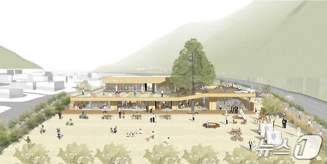 이천분교 베이스캠프 건립 조감도. (울주군 제공. 재판매 및 DB 금지) /뉴스1