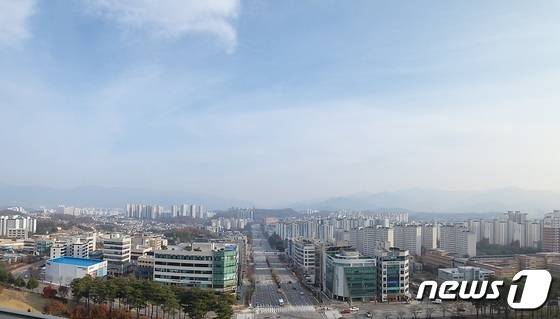 강원 원주시청에서 바라본 시내 전경. (뉴스1 DB)