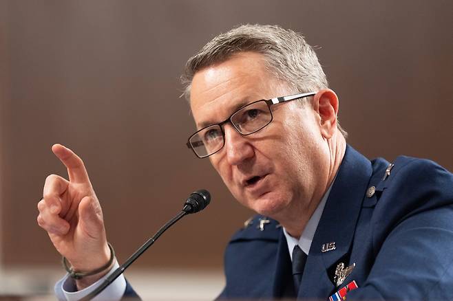 미국 댄 케인 합동참모본부 의장 후보자./AP 연합뉴스