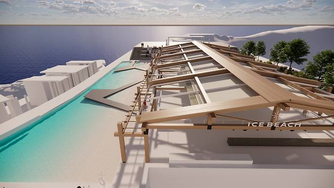 Sol Beach Namhae's ice rink Ice Beach [SOL BEACH NAMHAE]