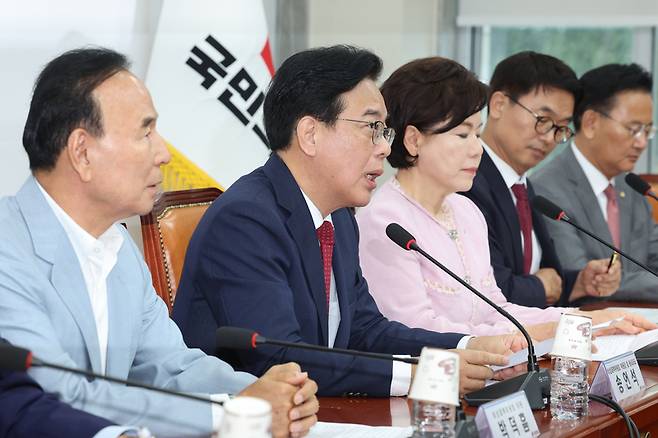 발언하는 송언석 비대위원장 / 사진=연합뉴