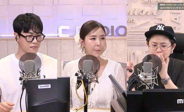 [서울=뉴시스] 2일 방송된 MBC 라디오 '정오의 희망곡 김신영입니다'에는 가수 신지와 문원이 출연했다. (사진=MBC 제공) 2025.07.03 photo@newsis.com *재판매 및 DB 금지