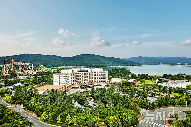 경주 보문관광단지 내 힐튼경주 전경