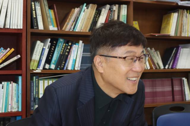 ▲김정권 경남 김해 전 국회의원. ⓒ프레시안(조민규)