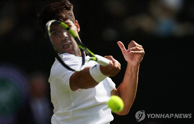윔블던 3연패 도전하는 알카라스 [로이터=연합뉴스]