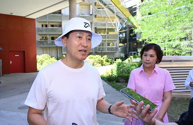 존벤트피어텔 방문한 오세훈 서울시장 [서울시 제공. 재판매 및 DB 금지]