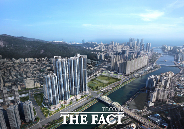 르엘 리버파크 센텀 조감도. /백송홀딩스