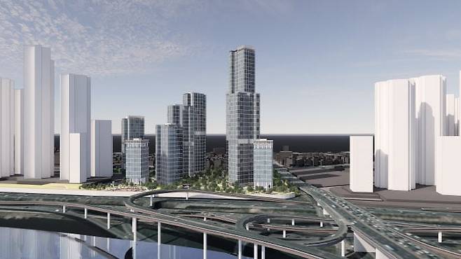 서울 강남 압구정4구역 정비사업 조감도 / 자료 = 서울시