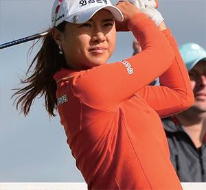 박희영이 2013년 8월 영국 스코틀랜드 세인트앤드루스 올드 코스에서 열린 2013 리코 브리티시 여자오픈에서 경기하고 있다. /위키미디어 커먼스