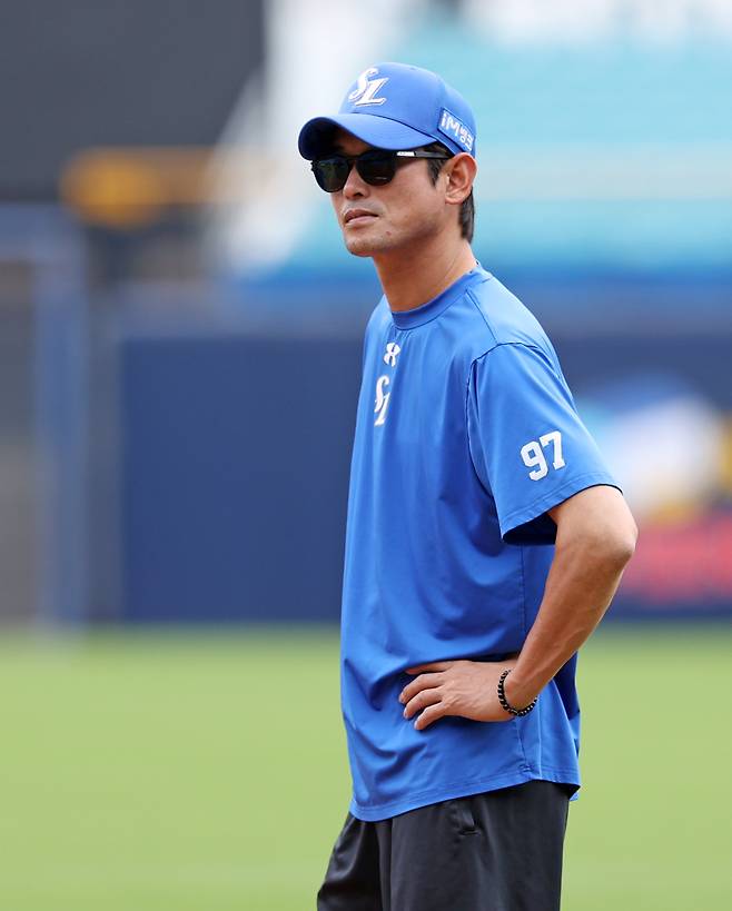 삼성 강명구 주루 코치. 구단 제공