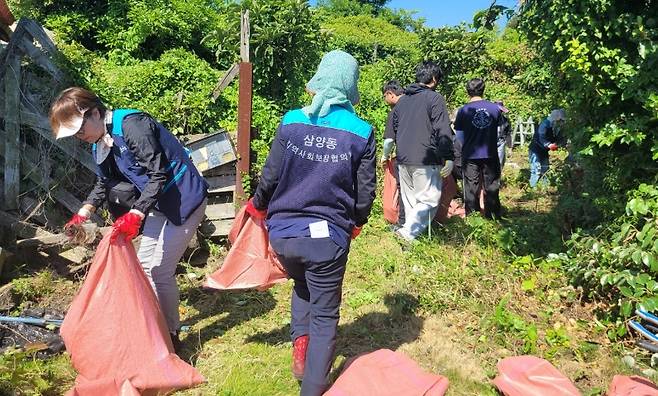 주거 취약 가구에 대해 정비 사업이 진행 중인 모습 (제주시 제공)