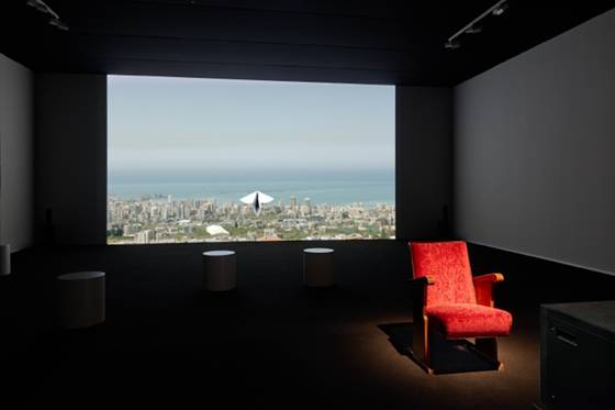 ‘거부하는 조종사에게 보내는 편지’의 전시 장면, 2013, 국립현대미술관 소장. 작품은 현재 국립현대미술관 과천에서 볼 수 있다. [사진 국립현대미술관]