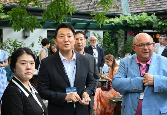 오세훈 서울시장이 2일 세계도시정상회의 웰컴리셉션에 참석했다. [사진 서울시]