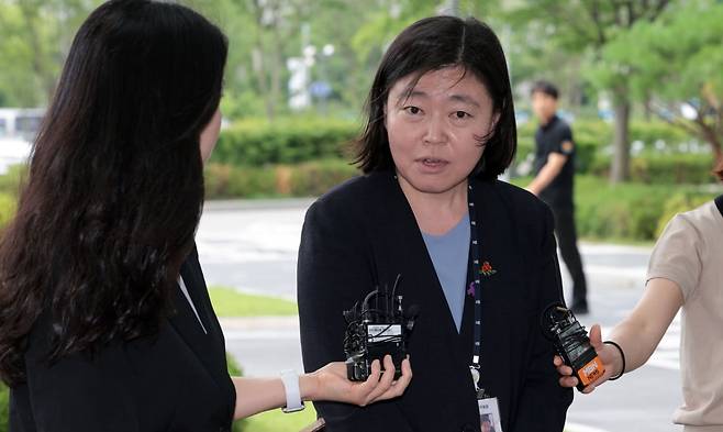 질문에 답하는 임은정 신임 동부지검장. /사진=연합뉴스