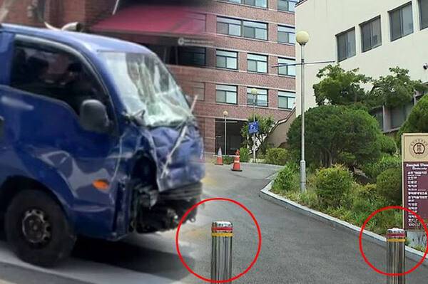 ‘동덕여대 재학생 참변’ 트럭. YTN 영상 캡처