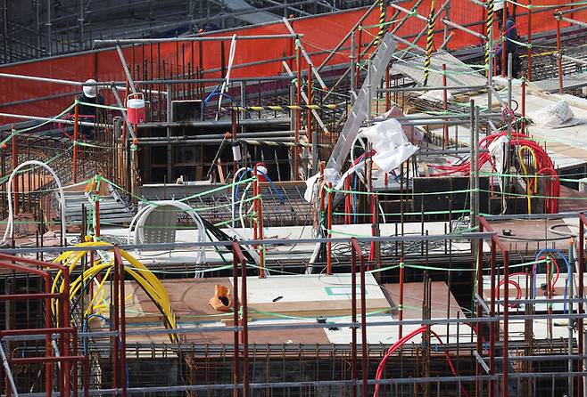 아파트 건설 현장의 모습. (사진은 기사와 직접 관련 없음) 2025.6.19 [사진 = 연합뉴스]