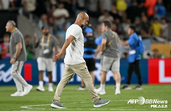 Manchester City Pep Guardiola. Photo = AFPBBNEWS = News1