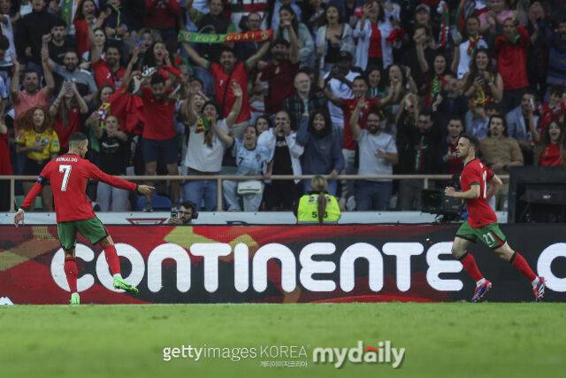 디오고 조타, 크리스티아누 호날두./게티이미지코리아