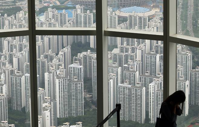 서울 강남·서초·송파구 아파트 모습. [연합]