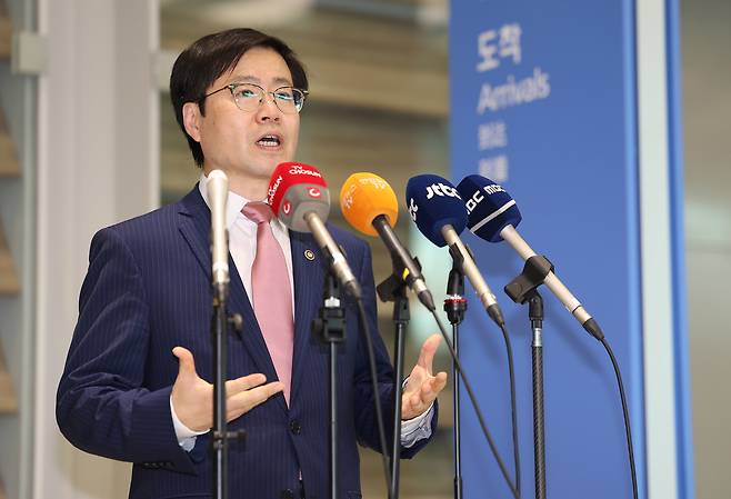 여한구 산업통상자원부 통상교섭본부장[연합]