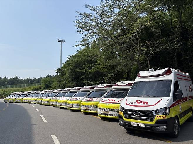 [전주=뉴시스] 구급차량. (사진=뉴시스 DB). photo@newsis.com *재판매 및 DB 금지