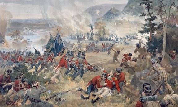 미국과 캐나다는 1812년 6월부터 1815년 2월 사이에 나폴레옹 전쟁의 일환으로 전쟁을 벌였다. 위키피디아