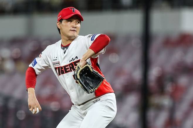 ▲ 5월 말부터 인상적인 투구 내용을 이어 가며 KIA 불펜을 지탱하고 있는 전상현 ⓒKIA타이거즈