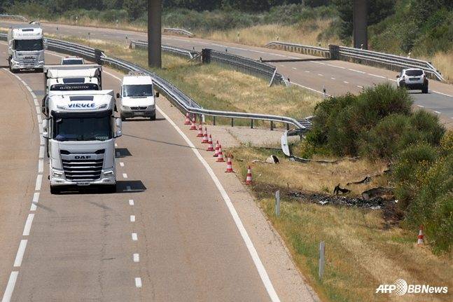 조타와 안드레의 사망사고가 일어난 고속도로. /AFPBBNews=뉴스1