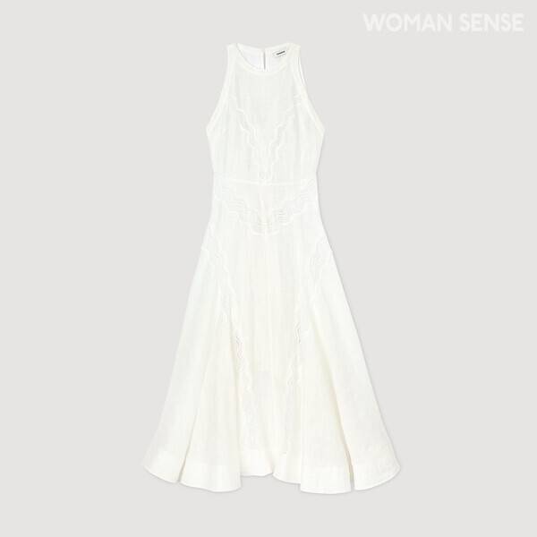 화이트 레이스 드레스 79만9천원 산드로