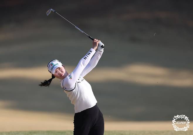 권서연의 아이언 샷. [KLPGA 제공. 재판매 및 DB 금지]