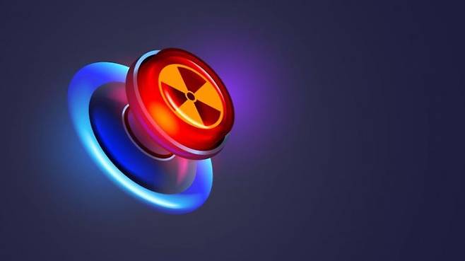 핵 버튼. 게티이미지뱅크