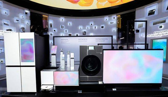 삼성 스마트씽스를 탑재한 가전 제품. ⓒ 뉴시스