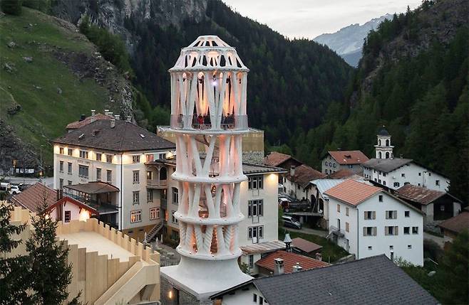 3D 프린팅 기술로 완성된 토르 알바. Benjamin Hofer / Nova Fundaziun Origen 제공