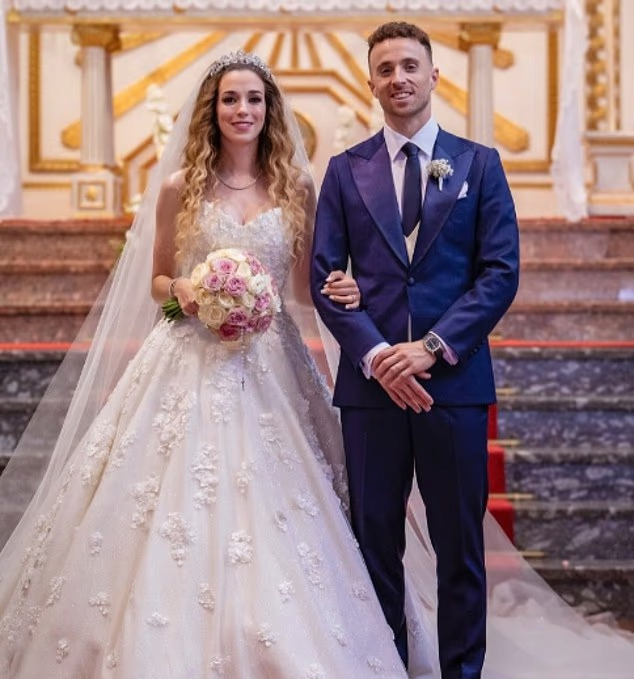 디오고 조타의 웨딩 사진./디오고 조타 SNS