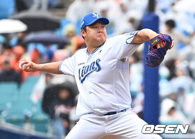 [OSEN=대구, 이석우 기자] 삼성 라이온즈 이승현 162 2025.04.05 / foto0307@osen.co.kr