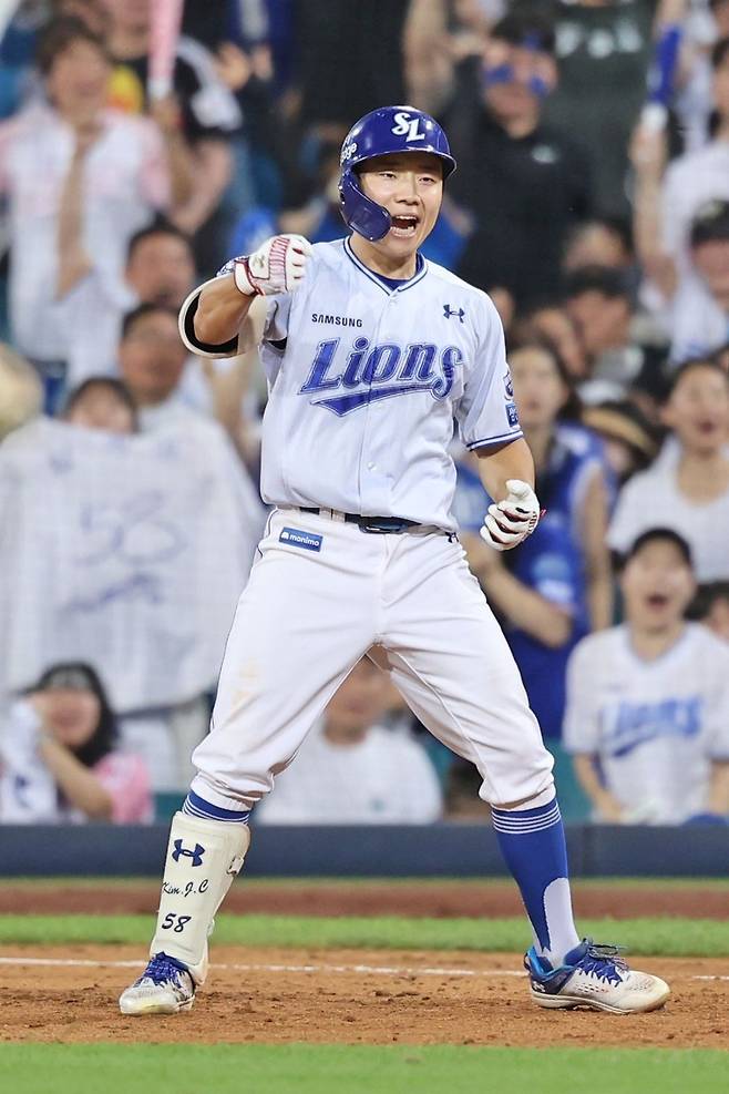 8회 결승타의 주인공 삼성 김지찬 [삼성 라이온즈 제공. 재판매 및 DB 금지]