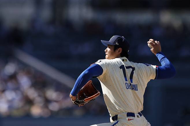 오타니 쇼헤이는 다음 등판서는 3이닝을 소화할 것으로 예상된다. AFP연합뉴스