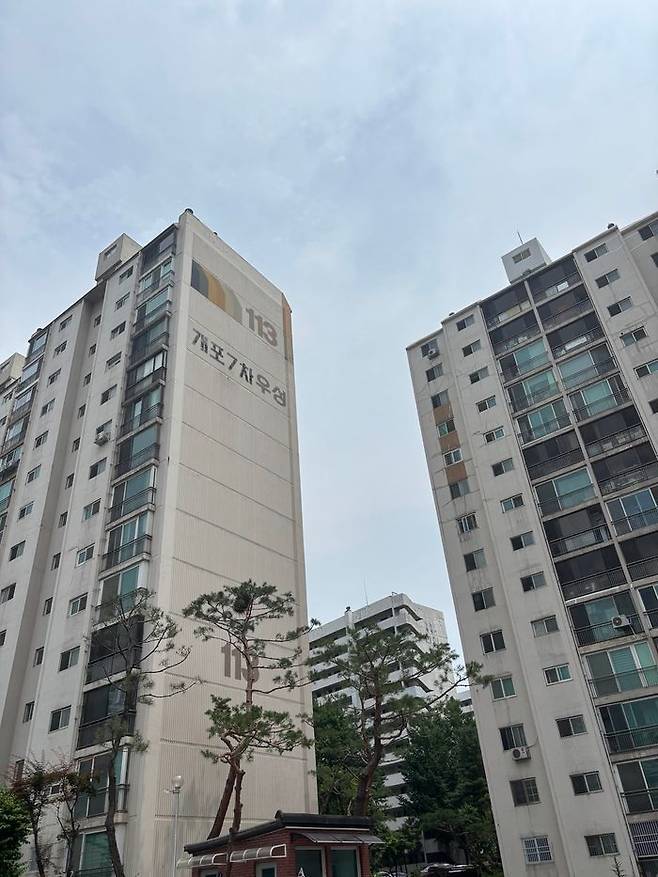 개포우성7차아파트 전경.ⓒ데일리안 임정희 기자