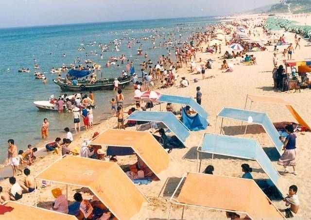 ▲ 1980년대 망상해수욕장 모습.