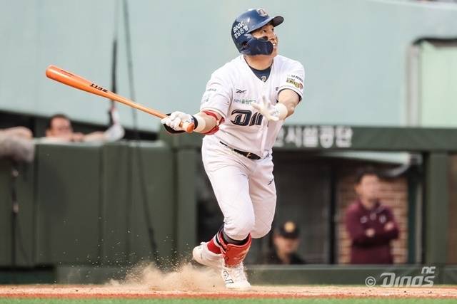 손아섭은 6일 창원 SSG전에서 뜨거운 타격감을 뽐냈다. 사진=NC 제공