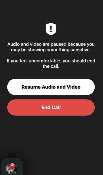[서울=뉴시스] 애플의 영상통화 서비스 페이스타임(Facetime)에 '노출 감지' 기능이 새롭게 추가된다. (사진=@iDeviceHelpus 엑스 캡처) 2025.07.04 *재판매 및 DB 금지