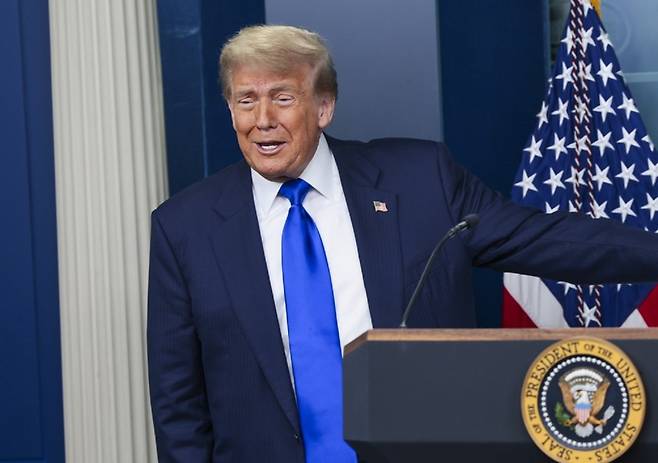 도널드 트럼프 미국 대통령.&nbsp;EPA연합뉴스