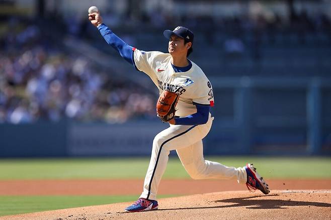 ▲ 오타니 쇼헤이는 31번째 생일에 이번 시즌 네 번째 선발 등판에 나섰다. ⓒ연합뉴스