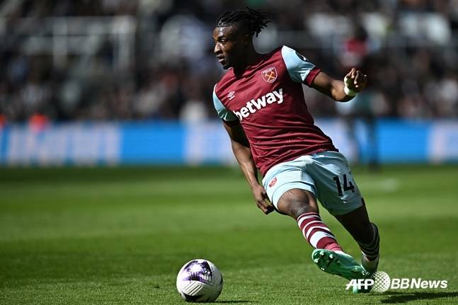 웨스트햄 공격수 모하메드 쿠두스. /AFPBBNews=뉴스1